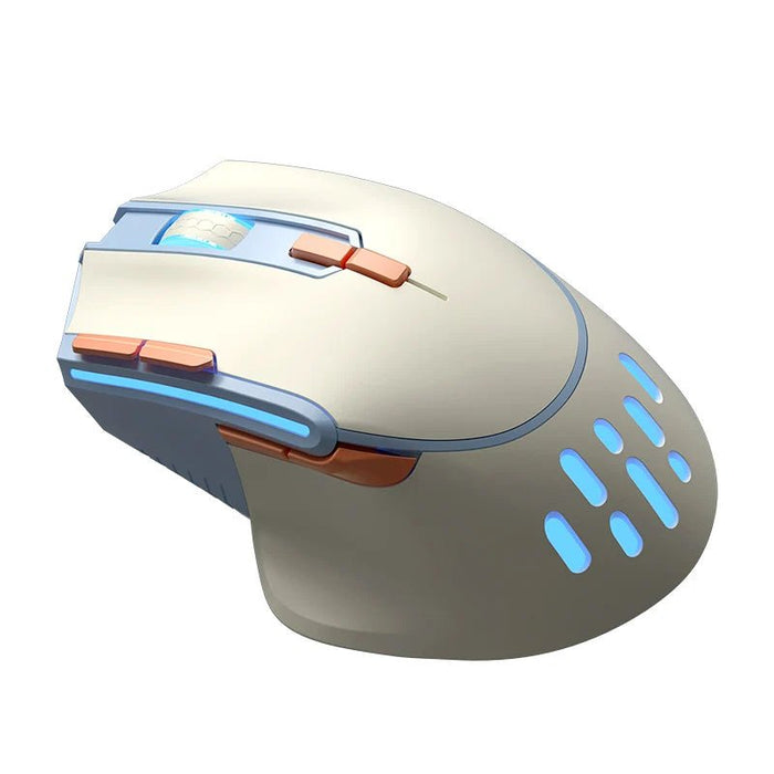 G3 Rechargeable Bluetooth wireless mouse, 2.4GHz USB RGB 1200DPI mouse, suitable for laptop tablet Macbook gamer mouse - CLICK TIK