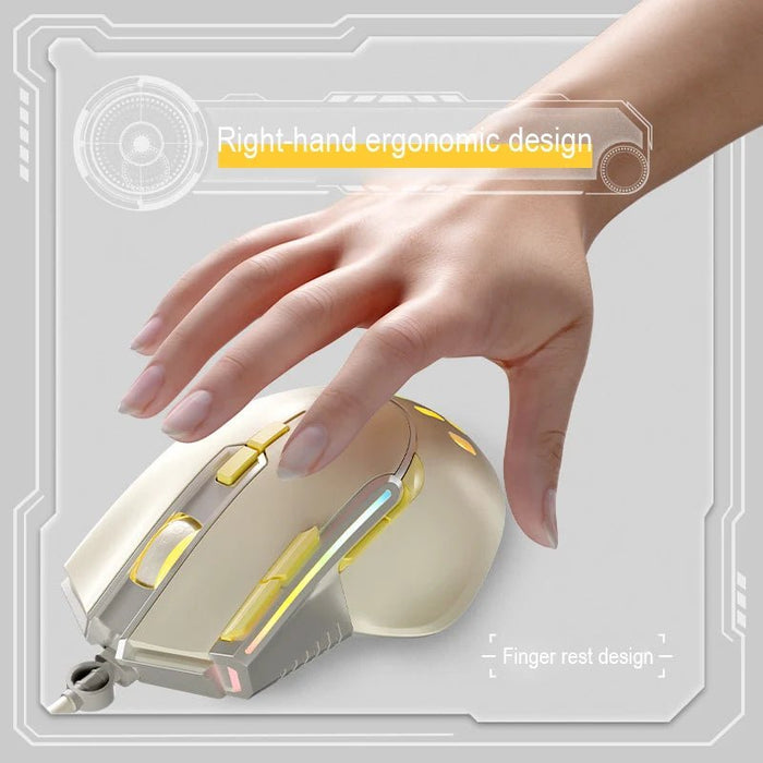 G3 Rechargeable Bluetooth wireless mouse, 2.4GHz USB RGB 1200DPI mouse, suitable for laptop tablet Macbook gamer mouse - CLICK TIK
