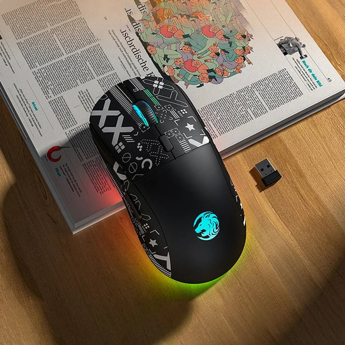 G301 Rechargeable USB 2.4G Wireless Bluetooth RGB Light Gaming Mouse Desktop PC Computers Notebook Laptop Mice Mause Gamer Cute - CLICK TIK