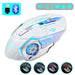 Gaming Mouse 2.4G Bluetooth Wireless Rechargeable Mouse For Laptop RGB Backlight E - Sports Mechanical Mouse For PC Computer Gamer - CLICK TIK