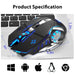 Gaming Mouse 2.4G Bluetooth Wireless Rechargeable Mouse For Laptop RGB Backlight E - Sports Mechanical Mouse For PC Computer Gamer - CLICK TIK