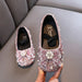Girls Princess Shoes New Spring Autumn Sequins Rhinestone Children's Leather Shoes Fashion Kids Pearl Party Wedding Shoes J189 - CLICK TIK