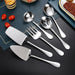 Gold Stainless Steel Western Serving Tableware Fork Spoon Shovel Set Portable Cutlery Dinnerware for Steak Kitchen Utensils - CLICK TIK