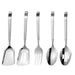 Gold Stainless Steel Western Serving Tableware Fork Spoon Shovel Set Portable Cutlery Dinnerware for Steak Kitchen Utensils - CLICK TIK