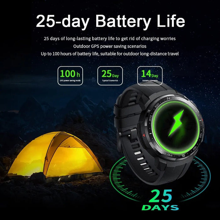 Honor Smart Watch GS Pro 103 Sport Modes 5ATM 1.39'' Screen Watch Heart Rate Monitoring GPS Smartwatch Bluetooth Call for Men - CLICK TIK