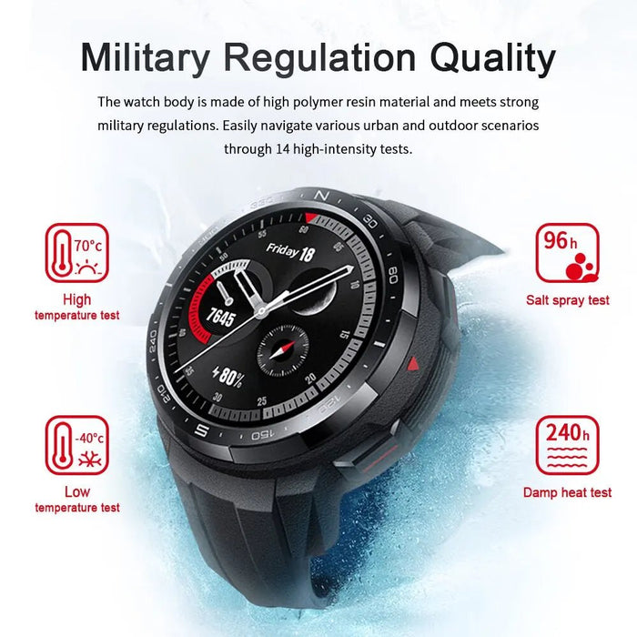 Honor Smart Watch GS Pro 103 Sport Modes 5ATM 1.39'' Screen Watch Heart Rate Monitoring GPS Smartwatch Bluetooth Call for Men - CLICK TIK