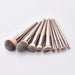 Hot Champagne Makeup Brushes Set for Women Cosmetic Foundation Powder Blush Eyeshadow Kabuki Blending Make Up Brush Beauty Tools - CLICK TIK