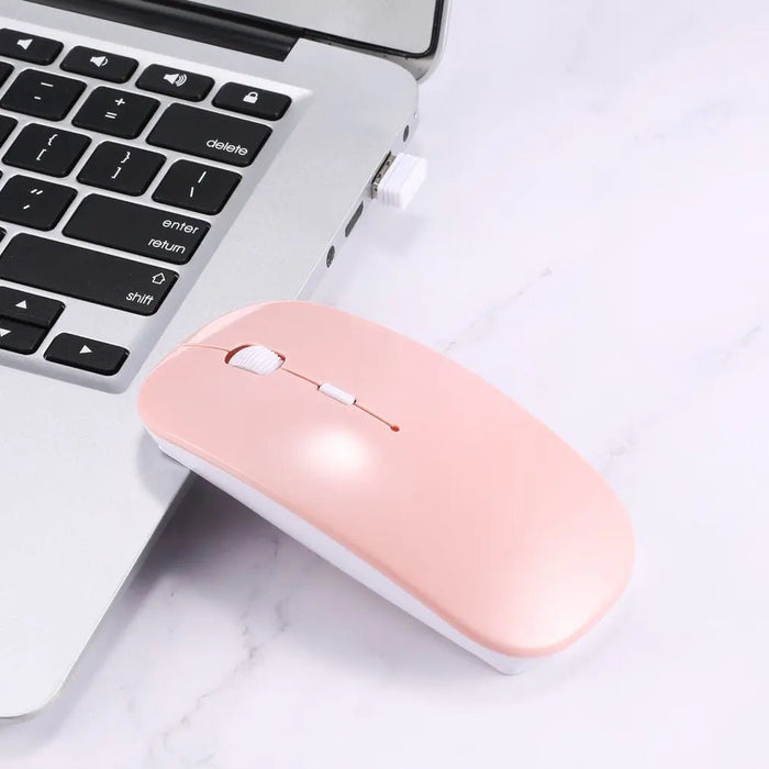 Hot Sale 2.4Ghz USB Wireless Mouse Ultra - thin Ergonomic Optical MOUS for laptops Gaming computerBluetooth - compatible USB Mouse - CLICK TIK
