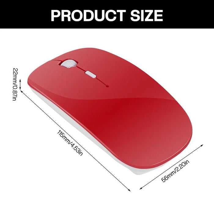 Hot Sale 2.4Ghz USB Wireless Mouse Ultra - thin Ergonomic Optical MOUS for laptops Gaming computerBluetooth - compatible USB Mouse - CLICK TIK