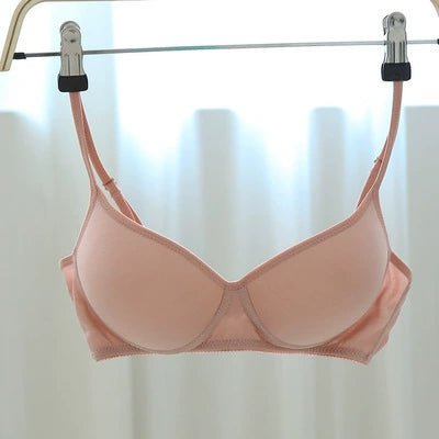Japanese Style Maternity Bra Modal Cotton Underwear Thin Strap Wireless Push up and Anti - Sagging Seamless Nursing Bra - CLICK TIK