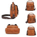 JEEP BULUO Multi - function Business Handbags Men New Man's Shoulder Bag Large Capacity Leather Messenger Bag Crossbody Big Brand - CLICK TIK