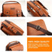 JEEP BULUO Multi - function Business Handbags Men New Man's Shoulder Bag Large Capacity Leather Messenger Bag Crossbody Big Brand - CLICK TIK