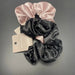 korea Crystal Hair Scrunchies For Women Elastic Silk Hair Bands Lady Big Pink Hair Tie Rhinestone chouchou satin Accessories - CLICK TIK