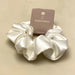 korea Crystal Hair Scrunchies For Women Elastic Silk Hair Bands Lady Big Pink Hair Tie Rhinestone chouchou satin Accessories - CLICK TIK