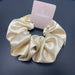 korea Crystal Hair Scrunchies For Women Elastic Silk Hair Bands Lady Big Pink Hair Tie Rhinestone chouchou satin Accessories - CLICK TIK