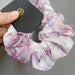korea Crystal Hair Scrunchies For Women Elastic Silk Hair Bands Lady Big Pink Hair Tie Rhinestone chouchou satin Accessories - CLICK TIK