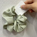 korea Crystal Hair Scrunchies For Women Elastic Silk Hair Bands Lady Big Pink Hair Tie Rhinestone chouchou satin Accessories - CLICK TIK