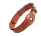 Leather Anti - Lost Dog Collar - CLICK TIK