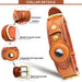 Leather Anti - Lost Dog Collar - CLICK TIK