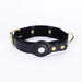 Leather Anti - Lost Dog Collar - CLICK TIK