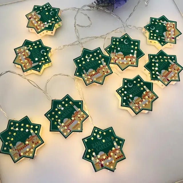 Led Eid Mubarak Lantern Ramadan Kareem Decor Night Light Mubarak Muslim Islamic Festival Party Supplies Ramadan Decoration 2024 - CLICK TIK