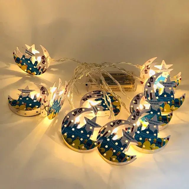 Led Eid Mubarak Lantern Ramadan Kareem Decor Night Light Mubarak Muslim Islamic Festival Party Supplies Ramadan Decoration 2024 - CLICK TIK
