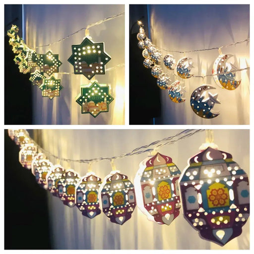 Led Eid Mubarak Lantern Ramadan Kareem Decor Night Light Mubarak Muslim Islamic Festival Party Supplies Ramadan Decoration 2024 - CLICK TIK