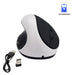 Left Hand Vertical Mouse Ergonomic Wireless Mouse 1600 DPI Gaming Optical USB Wired Mouse For Laptop PC Desktop Computer Office - CLICK TIK
