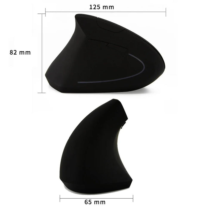 Left Hand Vertical Mouse Ergonomic Wireless Mouse 1600 DPI Gaming Optical USB Wired Mouse For Laptop PC Desktop Computer Office - CLICK TIK