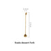 Luxury 304 Stainless Steel Mini Spoon Set Ice Cream Fruit Dessert Spoon Tea Spoon Golden Coffee Teaspoons Tableware Cutlery - CLICK TIK