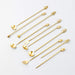 Luxury 304 Stainless Steel Mini Spoon Set Ice Cream Fruit Dessert Spoon Tea Spoon Golden Coffee Teaspoons Tableware Cutlery - CLICK TIK