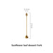 Luxury 304 Stainless Steel Mini Spoon Set Ice Cream Fruit Dessert Spoon Tea Spoon Golden Coffee Teaspoons Tableware Cutlery - CLICK TIK