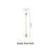 Luxury 304 Stainless Steel Mini Spoon Set Ice Cream Fruit Dessert Spoon Tea Spoon Golden Coffee Teaspoons Tableware Cutlery - CLICK TIK