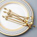Luxury 304 Stainless Steel Mini Spoon Set Ice Cream Fruit Dessert Spoon Tea Spoon Golden Coffee Teaspoons Tableware Cutlery - CLICK TIK