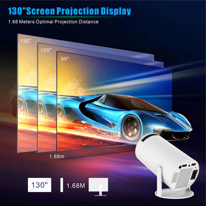 Magcubic Projector HY300 PRO 4K Android 11 Dual Wifi6 260ANSI Allwinner H713 BT5.0 1080P 1280*720P Home Cinema Outdoor Projetor - CLICK TIK