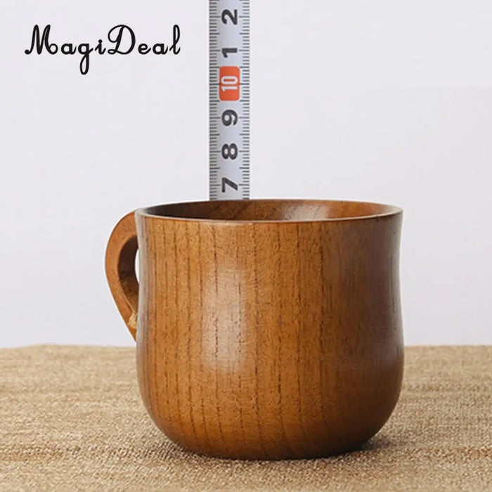MagiDeal 11 Styles Jujube Wooden Handmade Water Coffee Mug Cup Beer Tea Coffee Milk Water Cup Kitchen Bar Drinkware - CLICK TIK