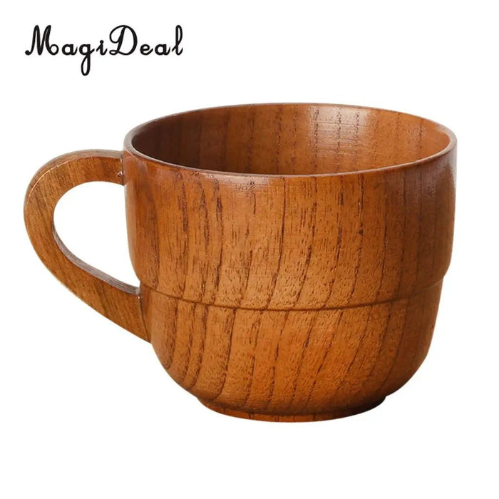 MagiDeal 11 Styles Jujube Wooden Handmade Water Coffee Mug Cup Beer Tea Coffee Milk Water Cup Kitchen Bar Drinkware - CLICK TIK