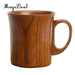 MagiDeal 11 Styles Jujube Wooden Handmade Water Coffee Mug Cup Beer Tea Coffee Milk Water Cup Kitchen Bar Drinkware - CLICK TIK