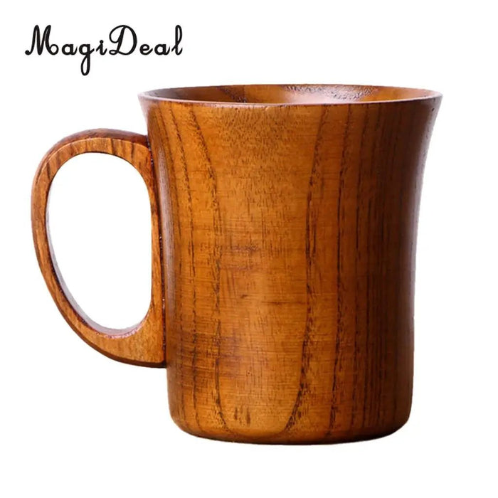 MagiDeal 11 Styles Jujube Wooden Handmade Water Coffee Mug Cup Beer Tea Coffee Milk Water Cup Kitchen Bar Drinkware - CLICK TIK
