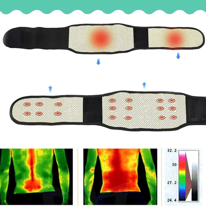 Magnetic Therapy Back Waist Support Belt - CLICK TIK