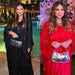 Middle East Arab Fashion Dress Black Robe Shiny Dubai Travel Robe Two - piece Set Dress Women - CLICK TIK