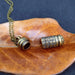 Mini Brass Spoon Jar Accessories Pendants Locket Sanskrit Mantra Embossed Necklace Urn necklace Charm Memorial Jewelry - CLICK TIK