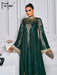 Missord New Women Muslim Dress Long Sleeves Vintage Embroidered Long Dress Middle East Arabian Robe Islamic Cloth Evening Dress - CLICK TIK