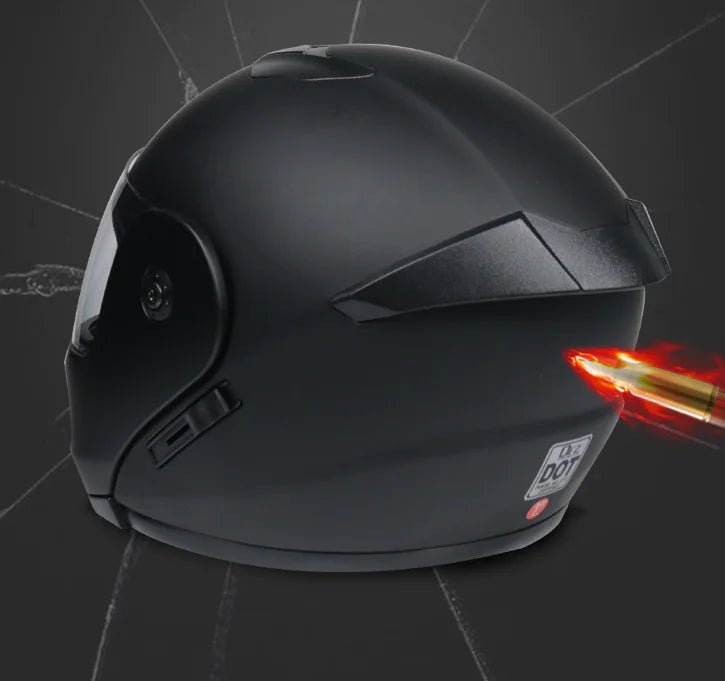 Motorcycle Half Helmet - CLICK TIK
