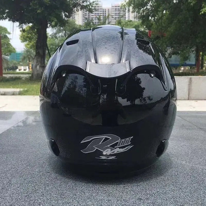 Motorcycle Half Helmet - CLICK TIK