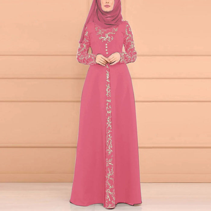 Muslim Abaya Turkey Islamic Arabic Hijab Dress Caftan Dubai Kaftan Moroccan Robe muslim Dress islamic wear for women Plus size - CLICK TIK