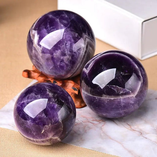 Natural Amethyst Ball - CLICK TIK