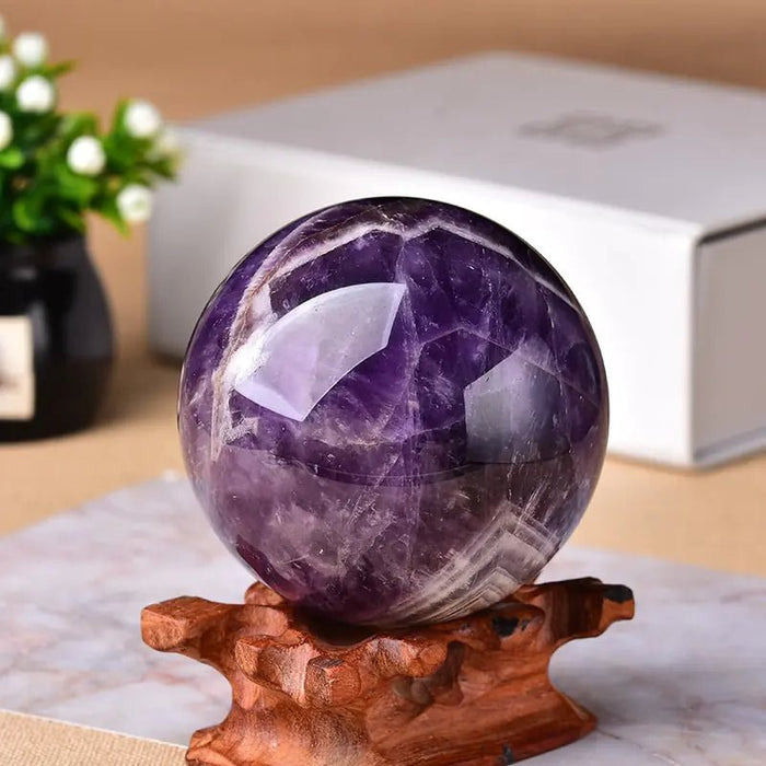 Natural Amethyst Ball - CLICK TIK