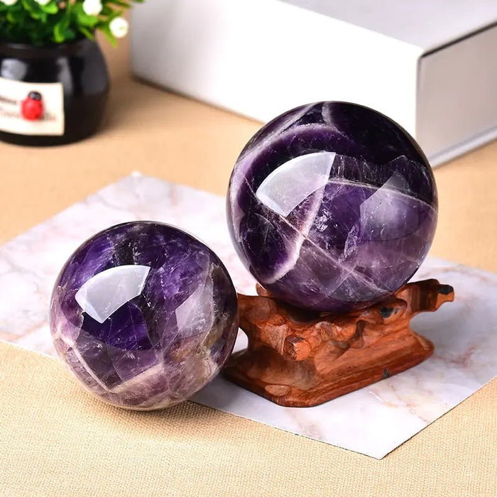 Natural Amethyst Ball - CLICK TIK