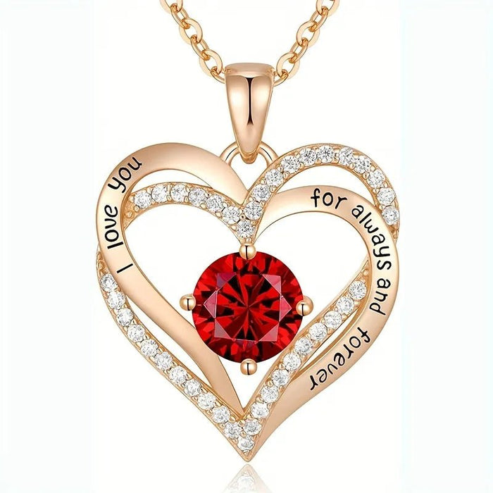 Necklace With Rose Flower Gift Box - CLICK TIK